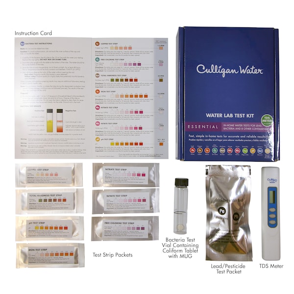 Culligan Essential Water Lab Test Kit 01035250 Zoro